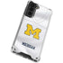 University of Michigan White Jersey Galaxy S21 Plus 5G Clear Case