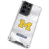 University of Michigan White Jersey Galaxy S21 Ultra 5G Clear Case