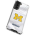 University of Michigan White Jersey Galaxy S22 Clear Case