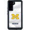 University of Michigan White Jersey Galaxy S23 Plus Waterproof Case
