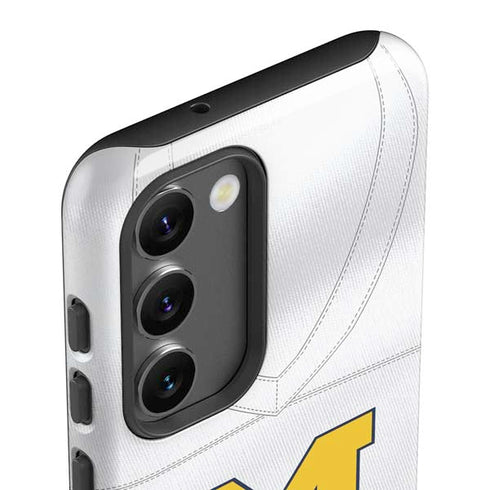 University of Michigan White Jersey Galaxy S23 Pro Case
