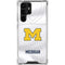 University of Michigan White Jersey Galaxy S23 Ultra Clear Case