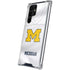 University of Michigan White Jersey Galaxy S23 Ultra Clear Case