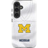 University of Michigan White Jersey Galaxy S25 Impact Case