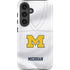 University of Michigan White Jersey Galaxy S25 Plus Impact Case