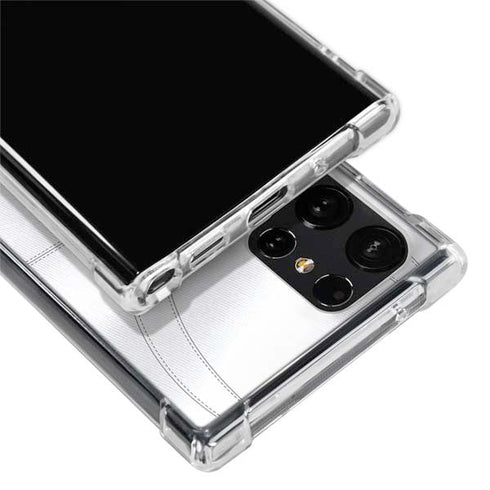University of Michigan White Jersey Galaxy S24 Ultra Clear Case