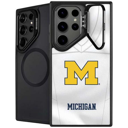 University of Michigan White Jersey Galaxy S24 Ultra Kickstand Case
