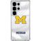University of Michigan White Jersey Galaxy S25 Ultra Clear Case
