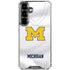 University of Michigan White Jersey Galaxy S26 Clear Case