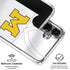 University of Michigan White Jersey Galaxy S26 Clear Case