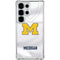 University of Michigan White Jersey Galaxy S26 Ultra Clear Case