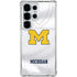 University of Michigan White Jersey Galaxy S26 Ultra Clear Case