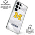 University of Michigan White Jersey Galaxy S26 Ultra Clear Case