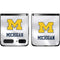University of Michigan White Jersey Galaxy Z Flip Skin