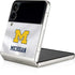 University of Michigan White Jersey Galaxy Z Flip3 5G Skin