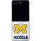 University of Michigan White Jersey Galaxy Z Flip5 5G Skin