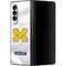 University of Michigan White Jersey Galaxy Z Fold3 5G Skin