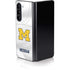 University of Michigan White Jersey Galaxy Z Fold5 5G Skin