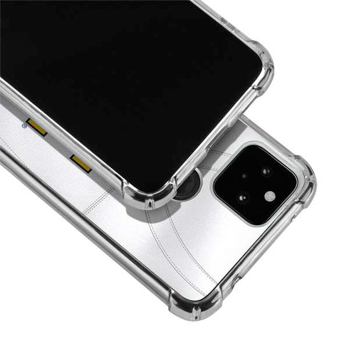 University of Michigan White Jersey Google Pixel 5 Clear Case