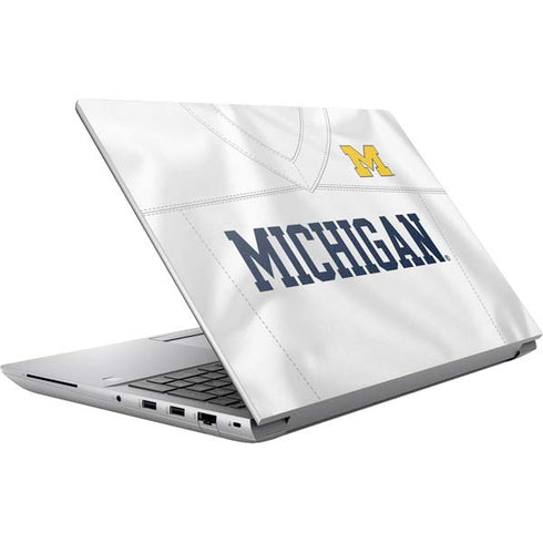 University of Michigan White Jersey HP ZBook Fury 16 G10 Skin
