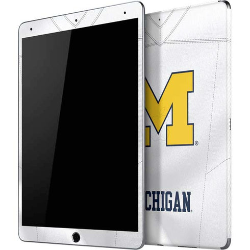 University of Michigan White Jersey iPad Skins