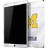 University of Michigan White Jersey iPad Skins