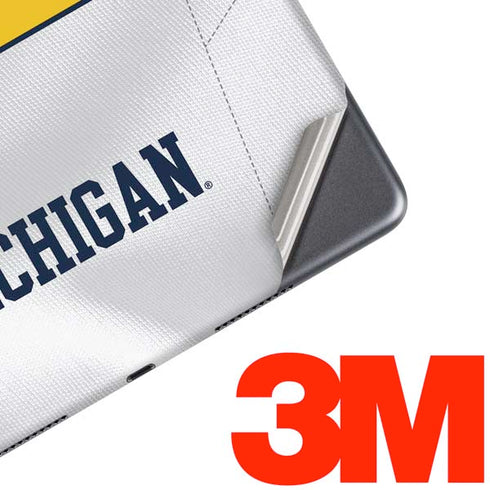 University of Michigan White Jersey iPad Skins