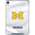 University of Michigan White Jersey iPad 11th Gen (2025) Clear Case