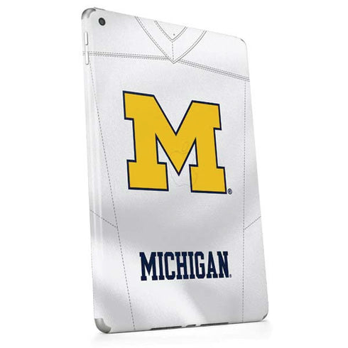 University of Michigan White Jersey Apple iPad Skin