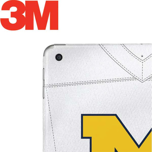 University of Michigan White Jersey Apple iPad Skin