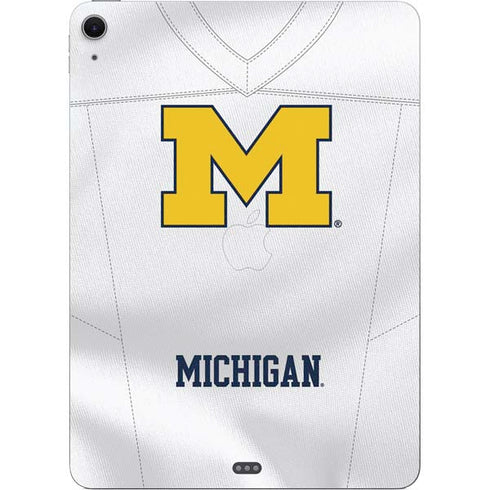 University of Michigan White Jersey Apple iPad Air Skin