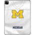 University of Michigan White Jersey iPad Pro 11in (2024) Clear Case