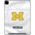 University of Michigan White Jersey iPad Pro 12.9in (2020) Clear Case