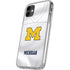 University of Michigan White Jersey iPhone 11 Clear Case