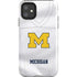 University of Michigan White Jersey iPhone 11 Impact Case