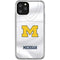 University of Michigan White Jersey iPhone 11 Pro Clear Case