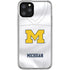 University of Michigan White Jersey iPhone 11 Pro Clear Case