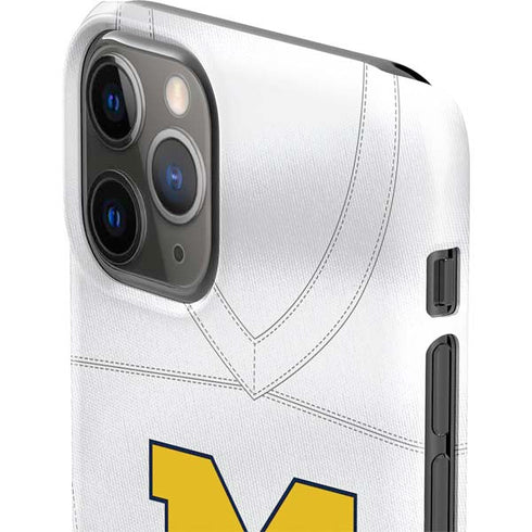 University of Michigan White Jersey iPhone 11 Pro Lite Case