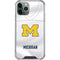 University of Michigan White Jersey iPhone 11 Pro Max Clear Case