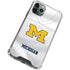 University of Michigan White Jersey iPhone 11 Pro Max Clear Case
