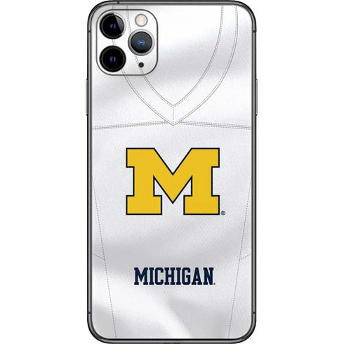 University of Michigan White Jersey iPhone 11 Pro Max Skin