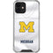 University of Michigan White Jersey iPhone 12 Clear Case