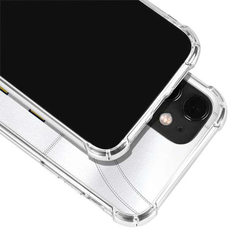 University of Michigan White Jersey iPhone 12 Clear Case