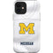 University of Michigan White Jersey iPhone 12 Impact Case