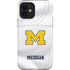 University of Michigan White Jersey iPhone 12 Impact Case