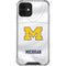 University of Michigan White Jersey iPhone 12 Mini Clear Case