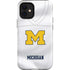 University of Michigan White Jersey iPhone 12 Mini Impact Case