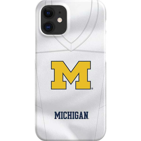 University of Michigan White Jersey iPhone 12 Mini Lite Case
