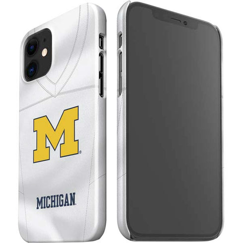 University of Michigan White Jersey iPhone 12 Mini Lite Case