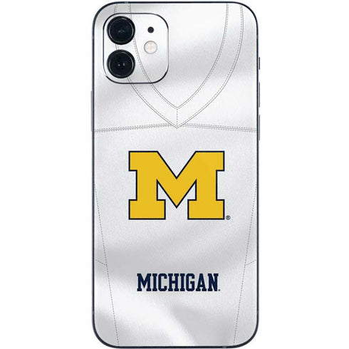 University of Michigan White Jersey iPhone 12 Mini Skin